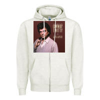 Oatmeal Heather conway twitty the best of conway Zipper Hoodie - linhVisuals