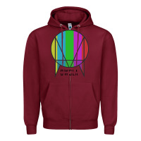 Burgundy The Owsla Zipper Hoodie - linhVisuals