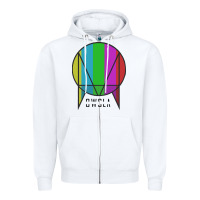 White The Owsla Zipper Hoodie - linhVisuals