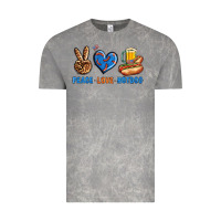 Cloud Rock Peace Love Hotdog Vintage Tee - BundleAndBundleShop