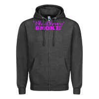 Charcoal Heather blackberry smoke 6 Zipper Hoodie - linhVisuals