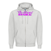 Dove Grey blackberry smoke 6 Zipper Hoodie - linhVisuals