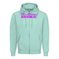 Seafoam blackberry smoke 6 Zipper Hoodie - linhVisuals