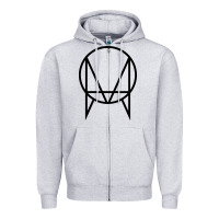 Heather Grey owsla skrillex dubstep trap music Zipper Hoodie - linhVisuals