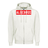 Oatmeal Heather algebros design for math students or a present to ur teacher Zipper Hoodie - linhVisuals
