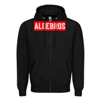 Black algebros design for math students or a present to ur teacher Zipper Hoodie - linhVisuals