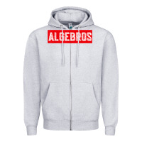 Heather Grey algebros design for math students or a present to ur teacher Zipper Hoodie - linhVisuals