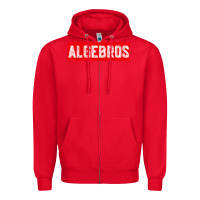Red algebros design for math students or a present to ur teacher Zipper Hoodie - linhVisuals