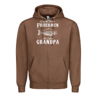 Chestnut mens only the finest fishermen grandad premium Zipper Hoodie - linhVisuals