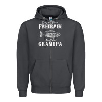 Smoke mens only the finest fishermen grandad premium Zipper Hoodie - linhVisuals
