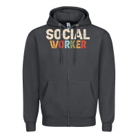 Smoke Social Worker Job Occupation Funny Birthday Zipper Hoodie - linhVisuals