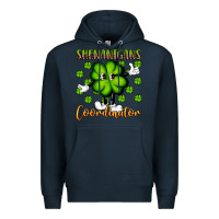 Navy shenanigans coordinator st patrick s day artiststas Premium Hoodie - Artiststas