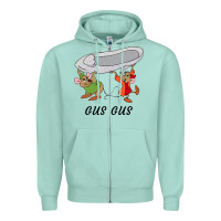 Seafoam gus gus Cinderella Zipper Hoodie - linhVisuals