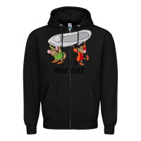 Black gus gus Cinderella Zipper Hoodie - linhVisuals