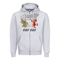 Heather Grey gus gus Cinderella Zipper Hoodie - linhVisuals