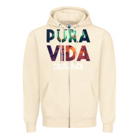 Sandshell costa rica pura vida toucan tropical surf beach vibes tank top Zipper Hoodie - linhVisuals