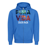 True Royal costa rica pura vida toucan tropical surf beach vibes tank top Zipper Hoodie - linhVisuals