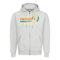 Dove Grey costa rica retro beach vacation costa rica souvenir beach t shirt Zipper Hoodie - linhVisuals