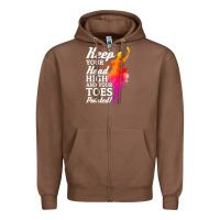 Chestnut ballet dancer keep head high toes pointed ballerina teacher Zipper Hoodie - linhVisuals