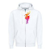 White ballet dancer keep head high toes pointed ballerina teacher Zipper Hoodie - linhVisuals