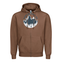 Bainbridge Island Wa Mountains Hiking Climbing Camping Zipper Hoodie | Teevron