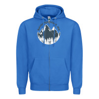 True Royal bainbridge island wa mountains hiking climbing camping Zipper Hoodie - linhVisuals