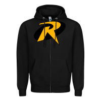 Black Robin Zipper Hoodie - linhVisuals