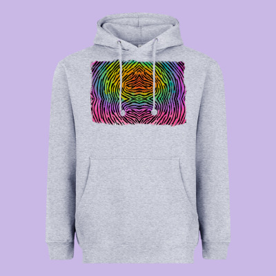 Colorful Zebra Background Heavyweight Hoodie Designed By Ranaportraitstore