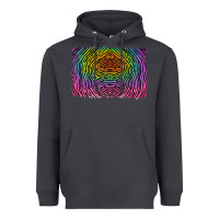 Smoke colorful zebra background Heavyweight Hoodie - RanaPortraitStore