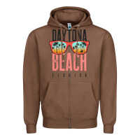 Chestnut daytona beach shirt florida summer vacation surfing daytona sweatshirt Zipper Hoodie - linhVisuals