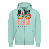 Seafoam daytona beach shirt florida summer vacation surfing daytona sweatshirt Zipper Hoodie - linhVisuals