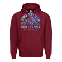 Burgundy JOHNNYSWIM Müṡïc Cṏǹcert Zipper Hoodie - linhVisuals