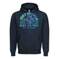 Navy JOHNNYSWIM Müṡïc Cṏǹcert Zipper Hoodie - linhVisuals