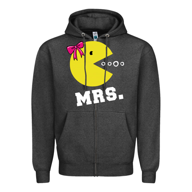 Mrs Pacman Zipper Hoodie by linhVisuals | Teevron