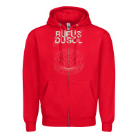 Red rüfus dusol LA Zipper Hoodie - linhVisuals