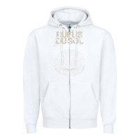 White rüfus dusol LA Zipper Hoodie - linhVisuals