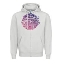 Dove Grey dirty heads Zipper Hoodie - linhVisuals