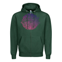 Sports Green dirty heads Zipper Hoodie - linhVisuals