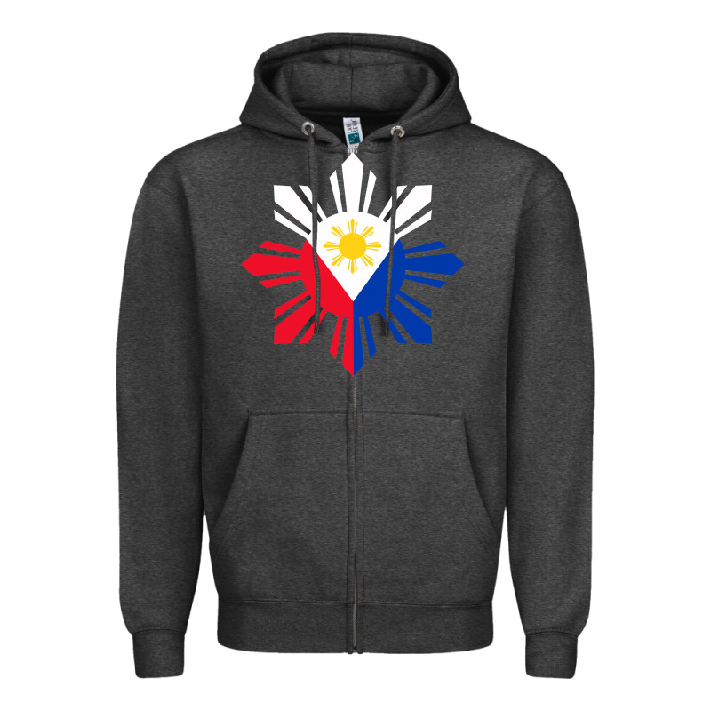 Philippine Flag Hoodie Pinoy Flag Filipino Shirt Pinoy Sun Zipper Hoodie by linhVisuals | Teevron