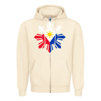 Sandshell philippine flag hoodie pinoy flag filipino shirt pinoy sun Zipper Hoodie - linhVisuals