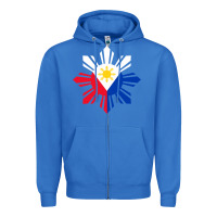 True Royal philippine flag hoodie pinoy flag filipino shirt pinoy sun Zipper Hoodie - linhVisuals