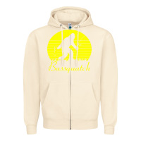 Sandshell bassquatch bigfoot Zipper Hoodie - linhVisuals