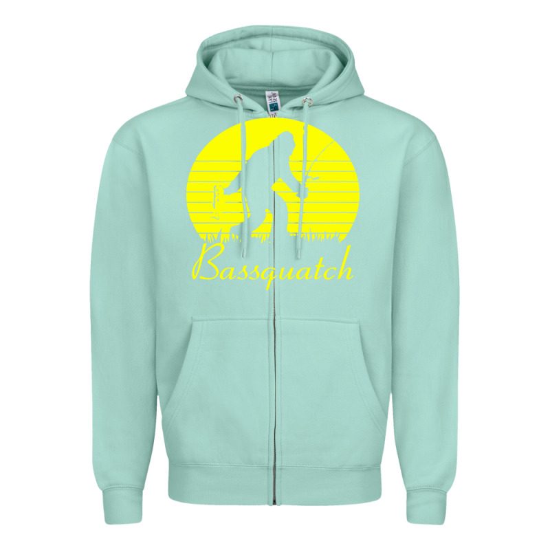 Bassquatch Bigfoot Zipper Hoodie by linhVisuals | Teevron