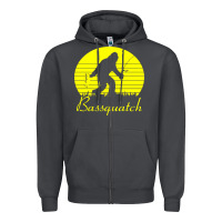 Smoke bassquatch bigfoot Zipper Hoodie - linhVisuals