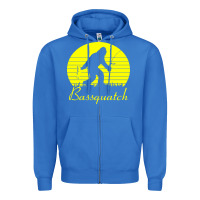 True Royal bassquatch bigfoot Zipper Hoodie - linhVisuals