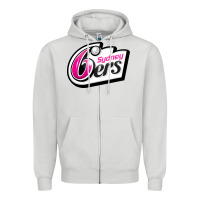 Dove Grey sydney sixers Zipper Hoodie - linhVisuals