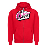 Red sydney sixers Zipper Hoodie - linhVisuals