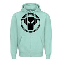 Seafoam metalheadz Zipper Hoodie - linhVisuals