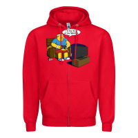 Red the king of the sports Zipper Hoodie - linhVisuals