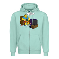 Seafoam the king of the sports Zipper Hoodie - linhVisuals